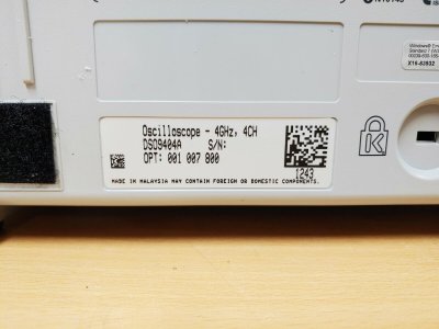 Осциллограф Agilent DSO9404A (демонстрационный)